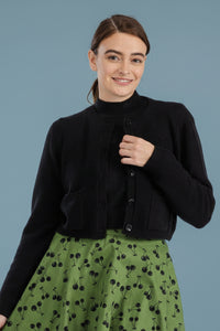 Pocket Cardigan - Black