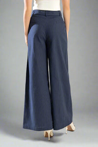 Striped Woven Pant Navy