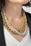 Chunky Pearl Layered Necklace