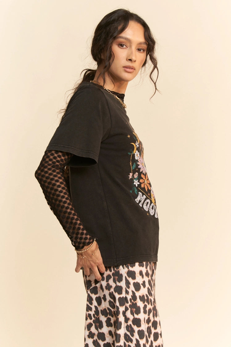 Black Moon Shine Graphic Tee