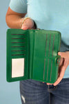 Miley Western Wallet - Kelly Green