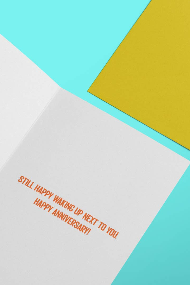 Wake Up With You - Anniversary Card