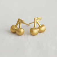 Charming Cherry Drop Earrings