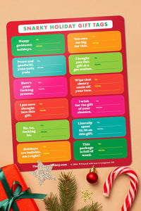 Sticker Sheet - Holiday Gift Tags