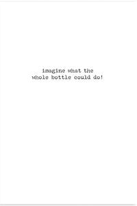 Whole Bottle Greeting Card