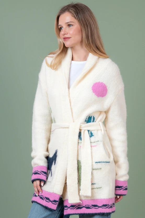 Robe Horse Sweater - Cream