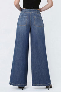 Super High Rise Jeans W Pleats LV2194