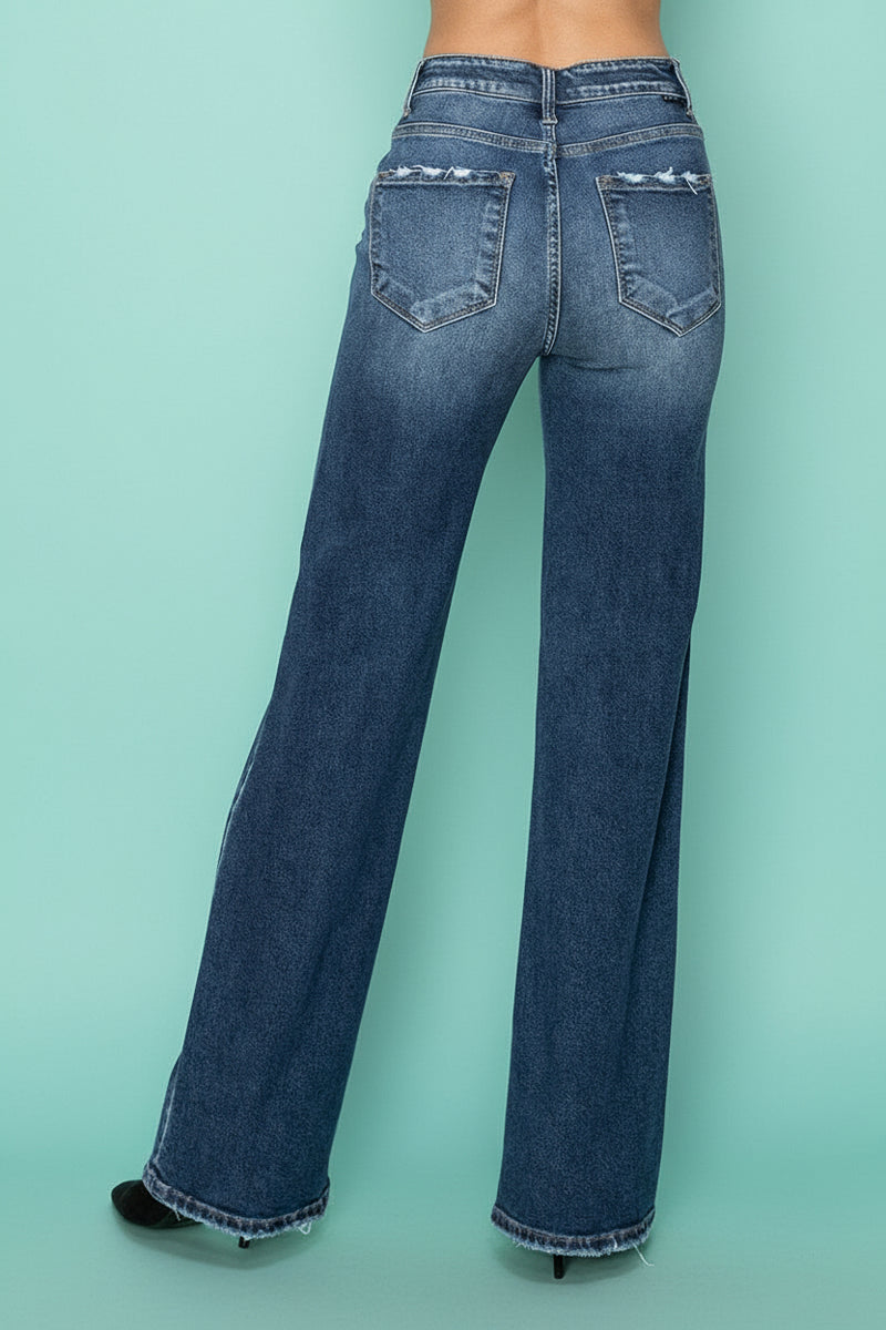 High Rise Straight Jeans R13