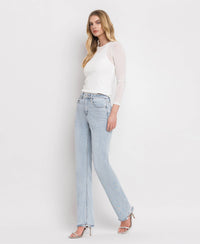 90's Vintage Super High Rise Straight Jeans - LV30
