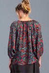 Sheen Dolman Top - Red Bean