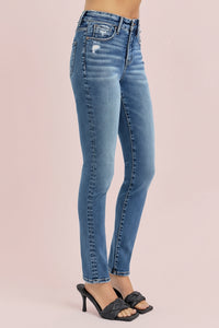 Tummy Control High Rise Slim Jeans R02