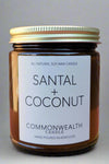 Santal + Coconut - 16oz Amber Jar
