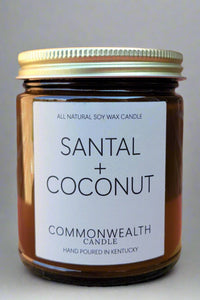 Santal + Coconut - 16oz Amber Jar