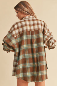 Noelle Flannel Shirt - Brown