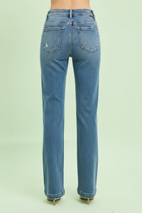 Tummy Control High Rise Straight Jeans R17