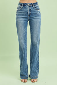 Tummy Control High Rise Straight Jeans R17