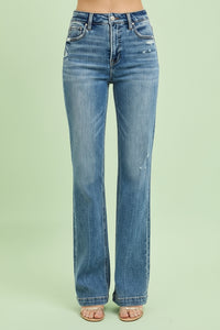 Tummy Control High Rise Straight Jeans R17