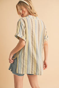 Cassy Top - Blue Green