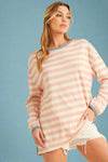 Onida Stripe Top - Pink