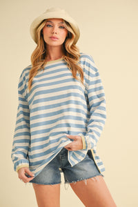 Onida Stripe Top - Blue