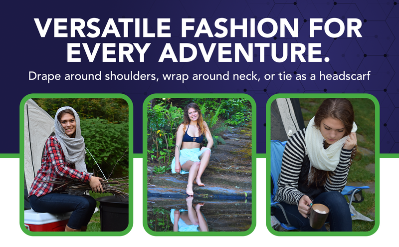 Insect Repellent Scarf - Raspberry
