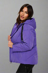 Summit Shield Puffer Jacket - Purple
