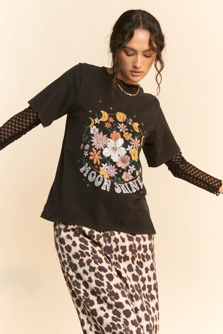 Black Moon Shine Graphic Tee