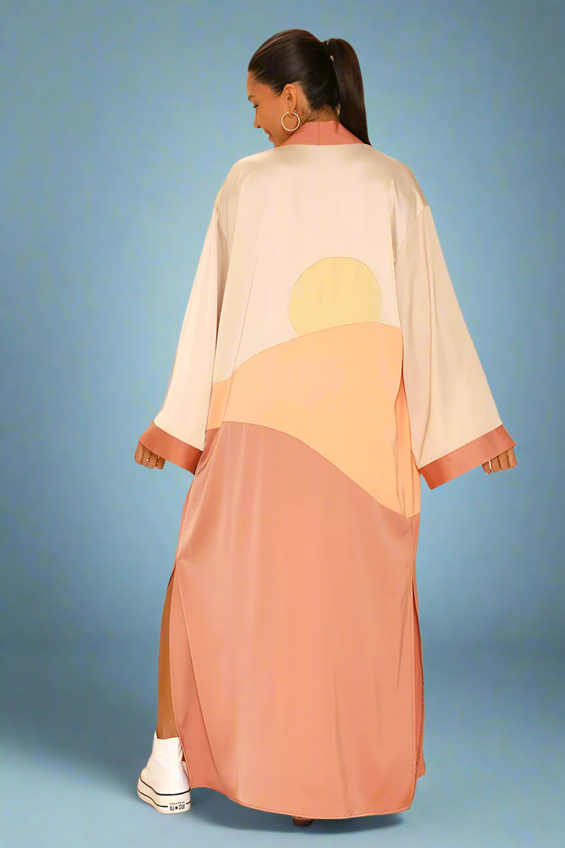 Sunset Kimono - Dusty Coral