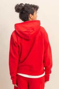 Essential Comfort Hoodie - Red