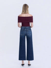 Tummy Control Super HR Wide Leg Jeans - LV35