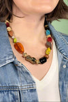 Geometric Colorful Beads Necklace