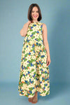 Floral Tank Midi Dress - Leaf
