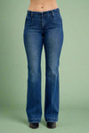 Mid Rise Bootcut Trousers - JB146