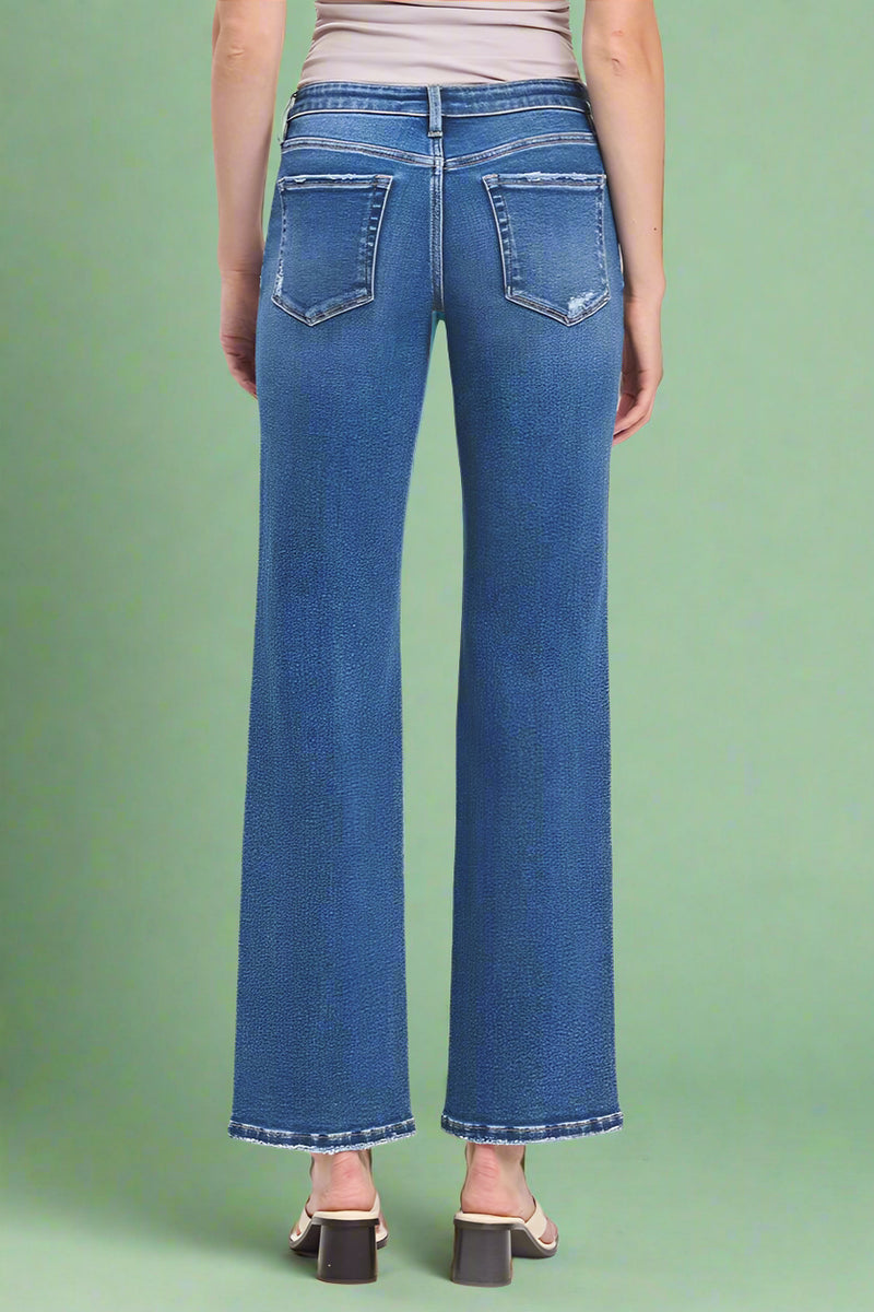 Mid Rise Full Straight Jeans - LV24