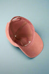 Bruh Embroidered Corduroy Cap - Mauve