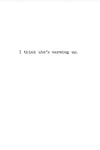 Fat Lady Sings Greeting Card