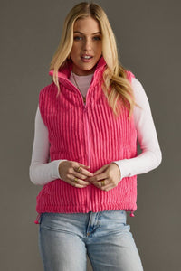 Pink Corduroy Vest