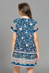 Floral Print Dress With Pockets