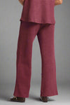 Signature Wide Leg Pant - Wine