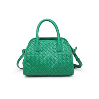 Kristie Woven Crossbody - Kelly Green