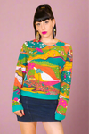 Landscape French Terry Pullover Emerald