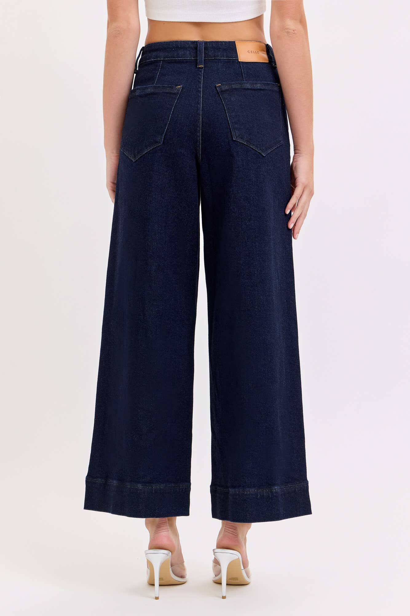 High Rise Sailor Wide Leg Crop C270