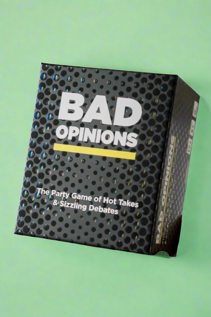 A party game called Bad Opinions that involves debate.