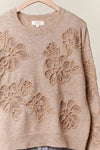 Embroidered Floral Detail Sweater