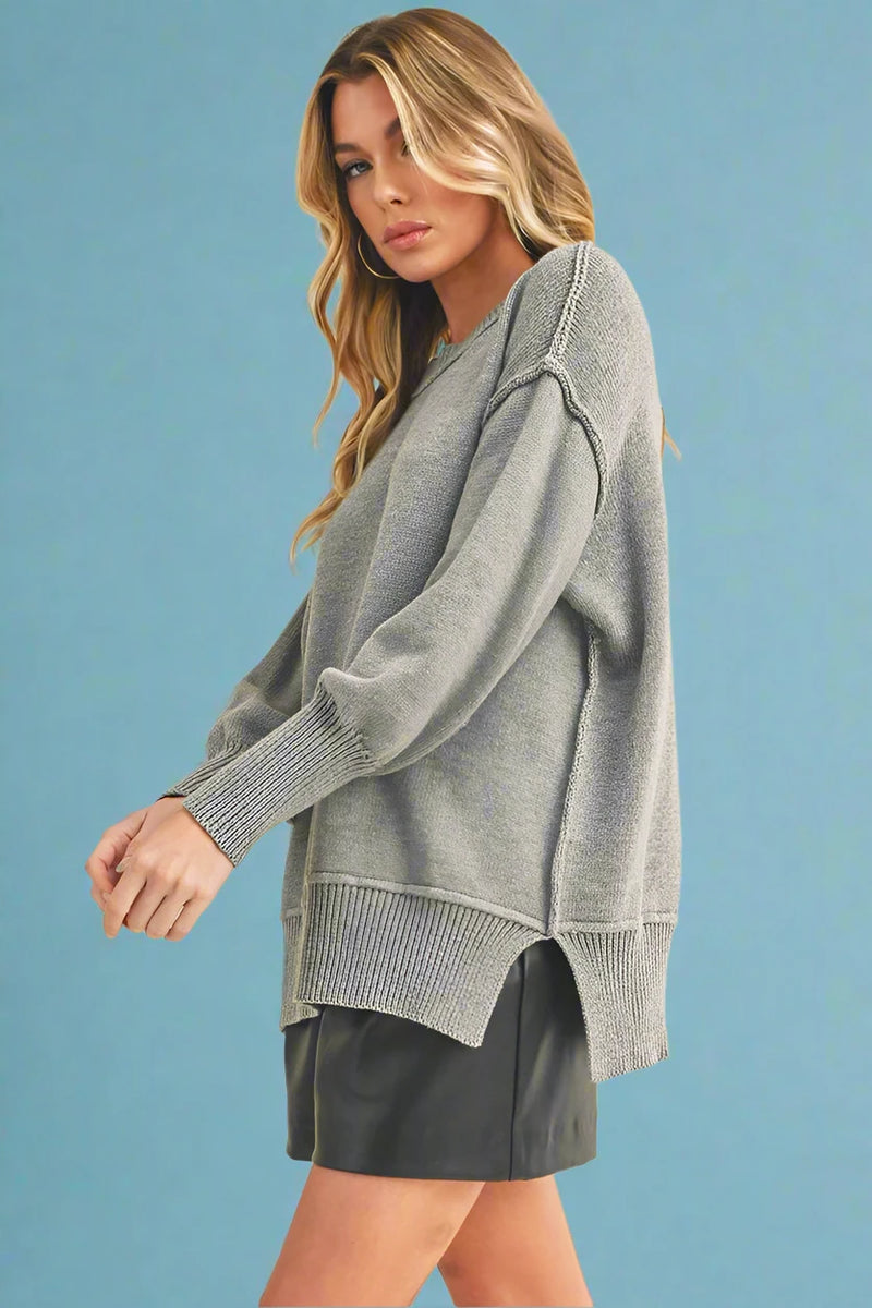 Ina Sweater - Heather Grey