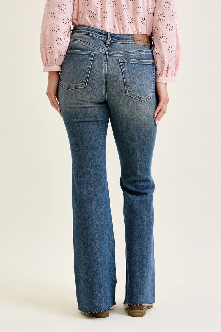 Mid Rise Flare w/ Front Flap Pockets - JB24