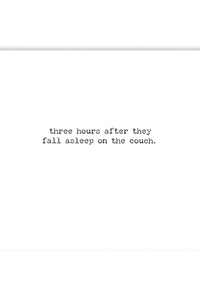 Bedtime Greeting Card