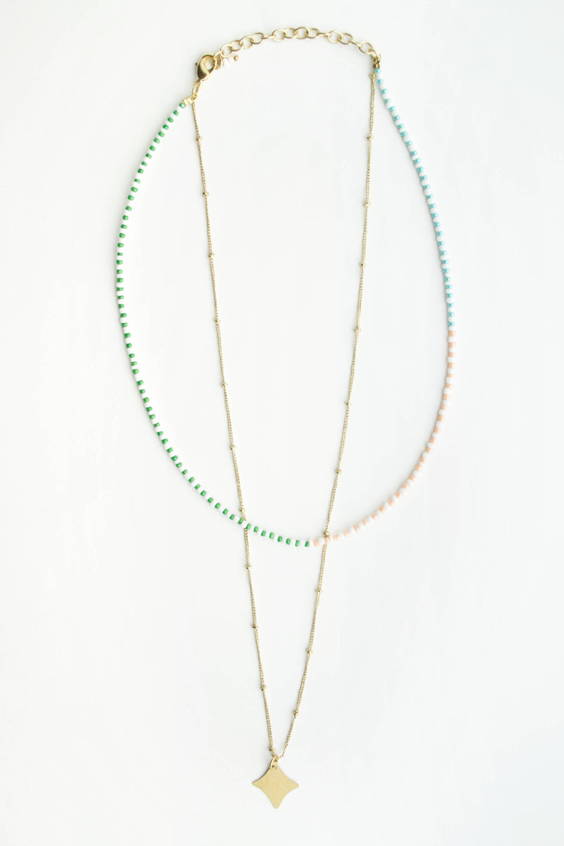 Americana Layered Necklace Multi