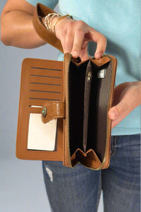Miley Western Wallet - Brown