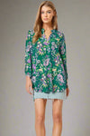 Lizzy Top - Teal Paisley